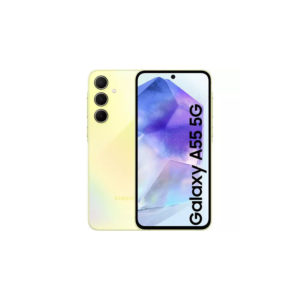 Samsung Galaxy A55 5G Mobile Smart Phone 128GB Awesome Lemon new 2024 